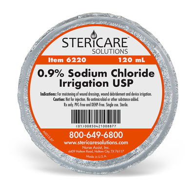 Nurse Assist Stericare Saline & Water - Saline Variants (Foil Lid Cup)