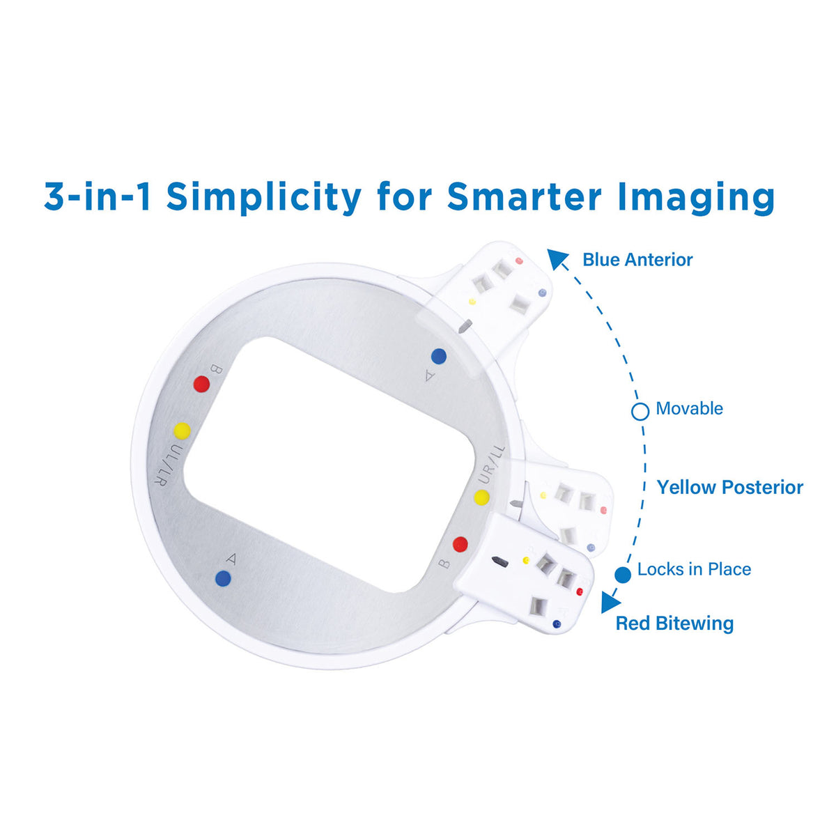 Pacdent Ezaim Defend 3-in-1 Collimator Positioning System - Ring and Arm Combo