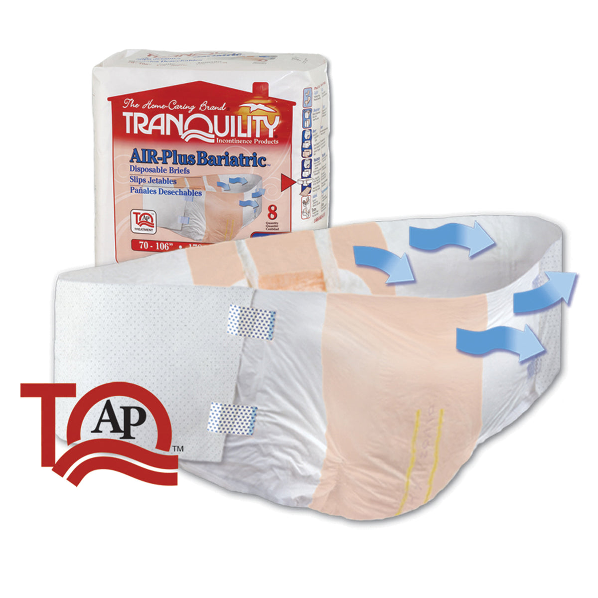 Principle Business Tranquility Air-Plustm Bariatric Brief