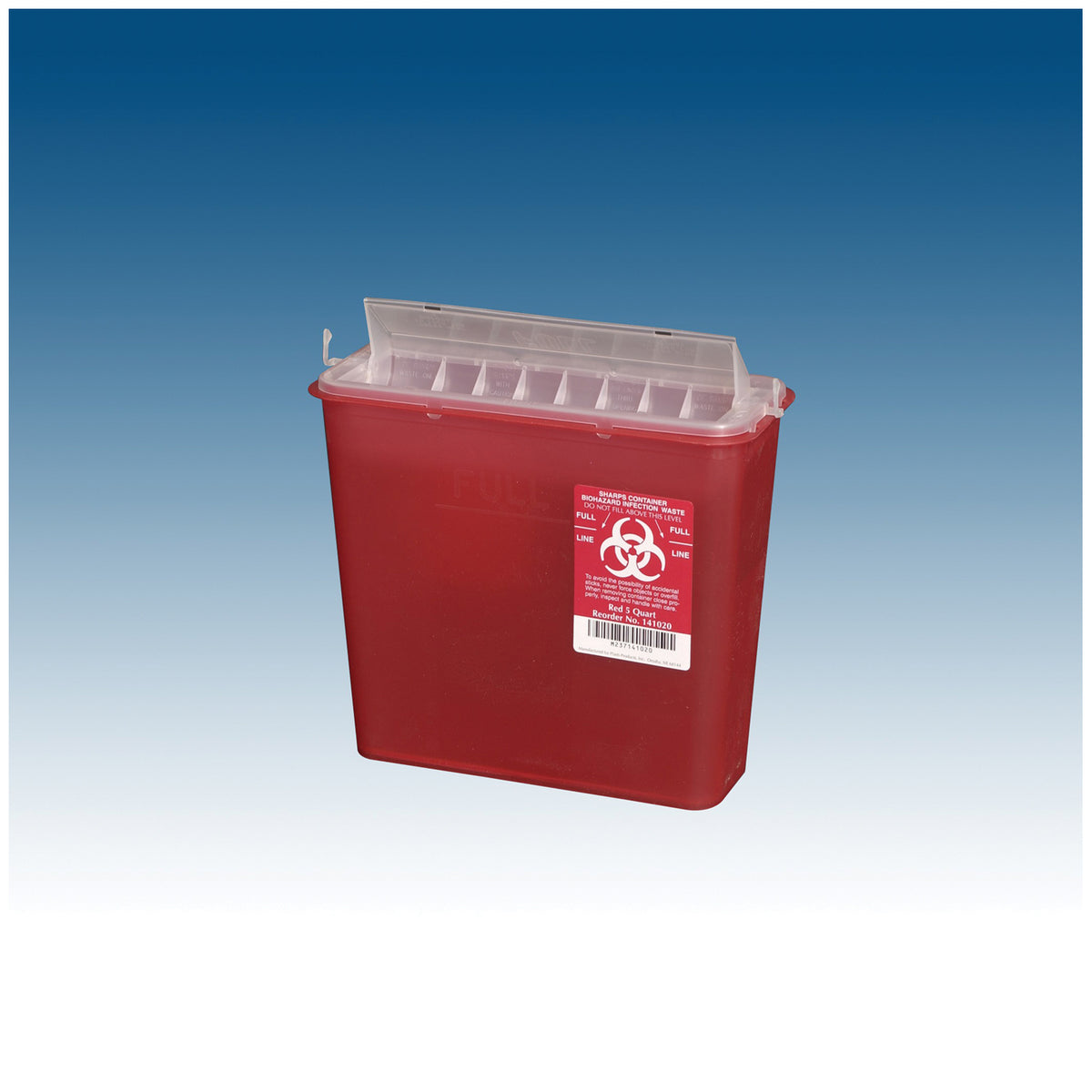 Plasti Wall Mounted Sharps Disposal System - Containers (5 Qt) – image 2