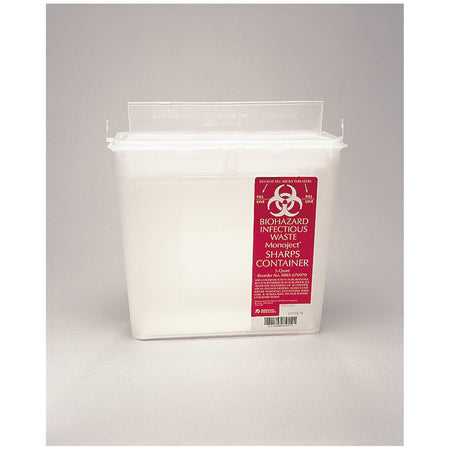 Plasti Wall Mounted Sharps Disposal System - Containers (5 Qt)