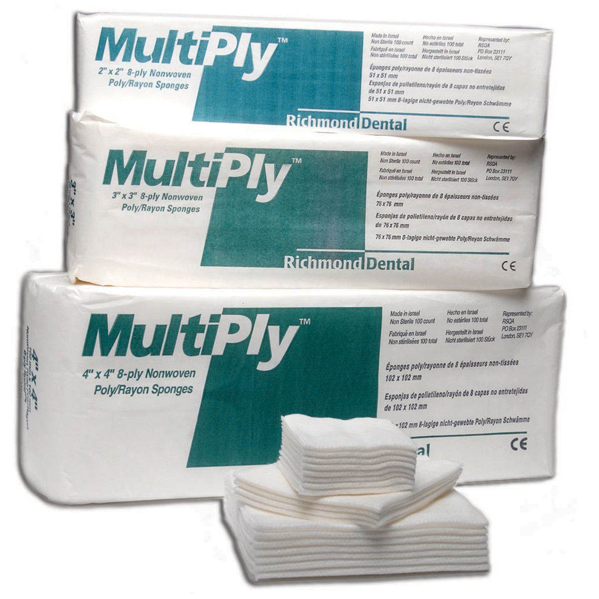 Richmond Multiplytm Non-Woven Sponges