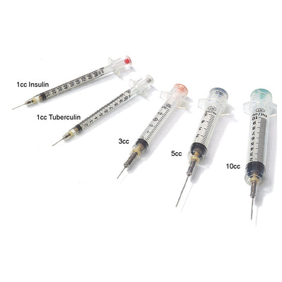Retractable Vanishpoint Tuberculin Safety Syringe 25G X 5/8"