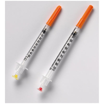 Retractable Vanishpoint Insulin Safety Syringes - 0.5ML, 30G, Half Unit Markings (5/16")