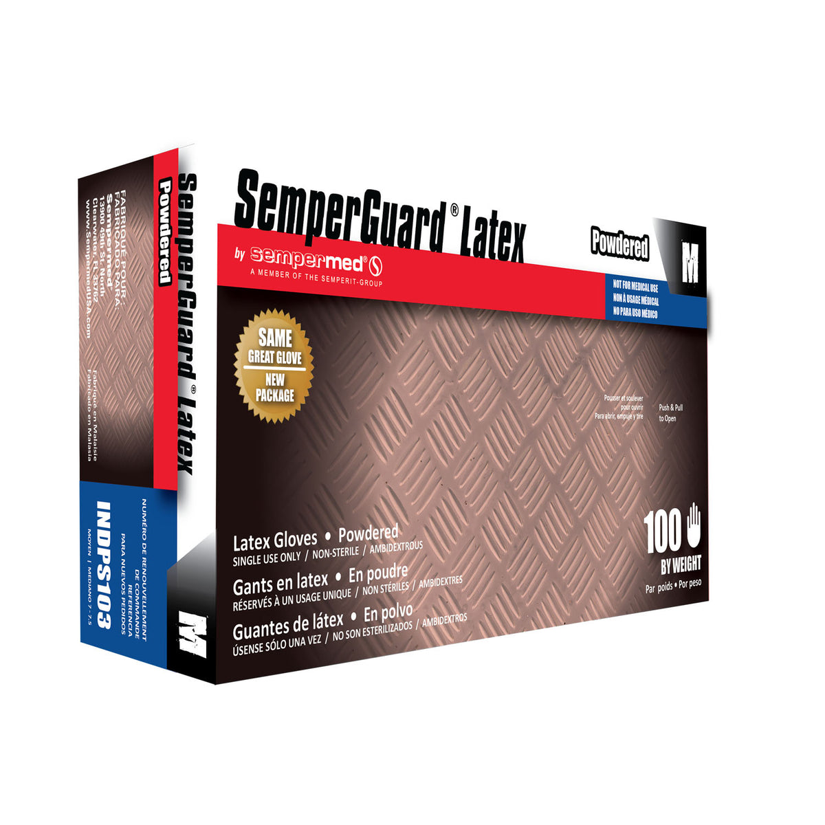 Harps USA Semperguard Latex Powdered Glove – image 2