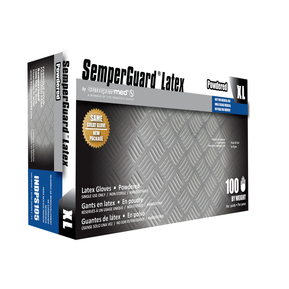 Harps USA Semperguard Latex Powdered Glove – image 4
