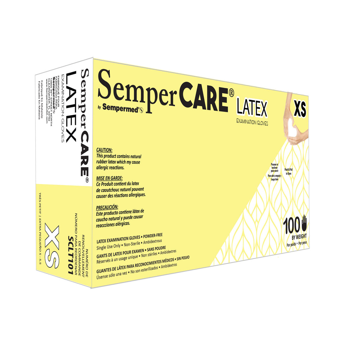Harps USA Sempercare Latex Exam Gloves - Powder-Free – image 2