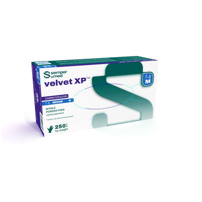 Harps USA Sempermed Velvet XPTM Nitrile Exam Glove - 250/BX