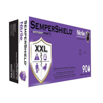 Harps USA Sempershieldtm Nitrile Exam Glove - XX-Large