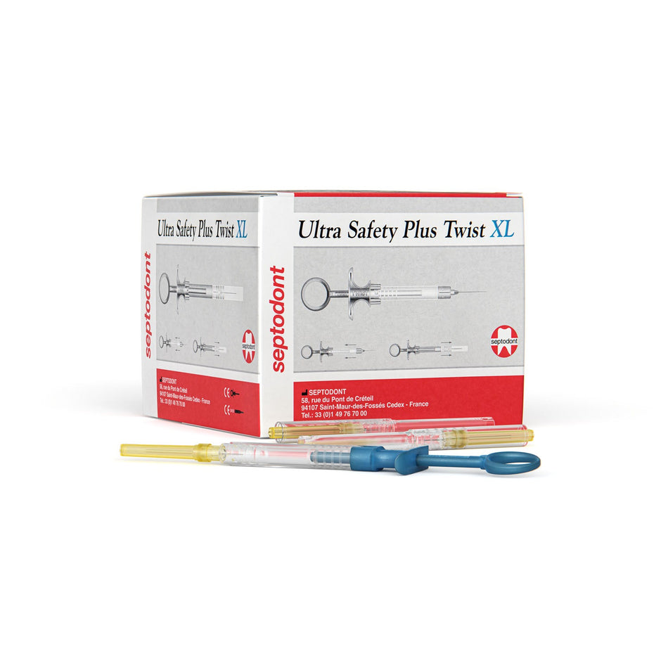 Septodont Ultra Safety Plus Twist XL Syringes - Reusable Syringe Handle