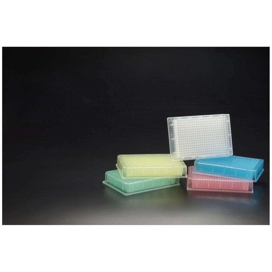 Simport Bioblocktm 384 Square Deep Well Plates - Round Bottom, 200UL Capacity