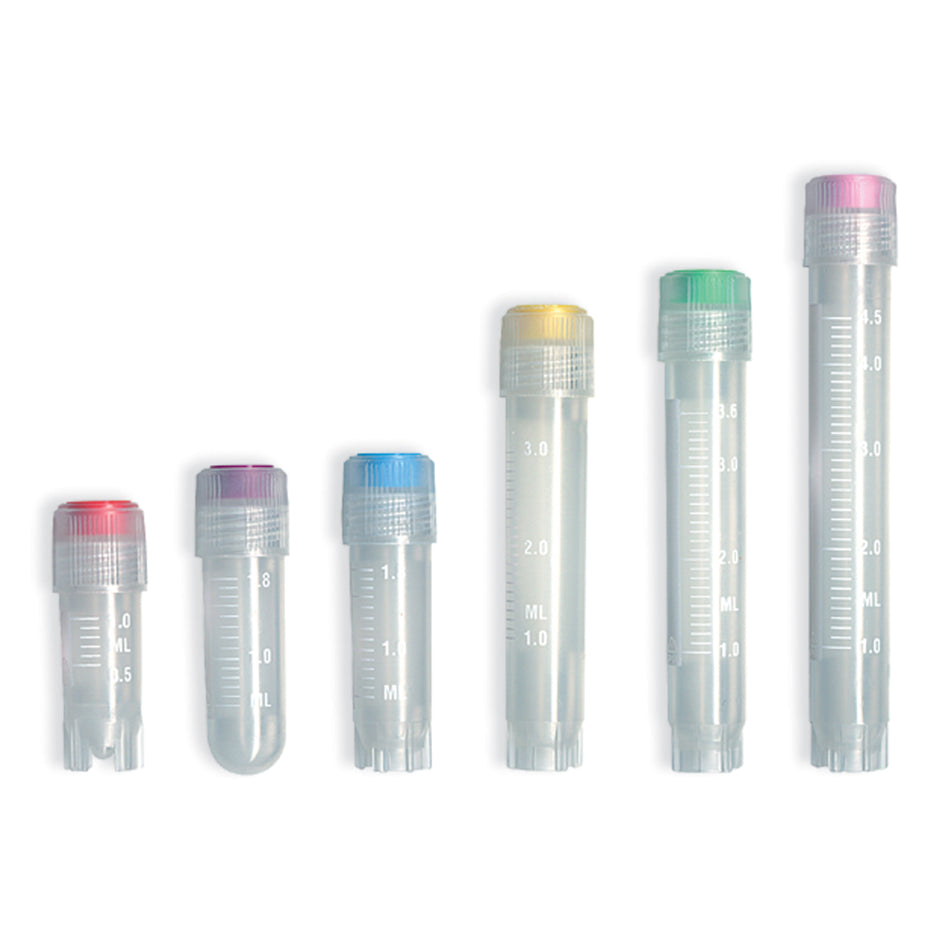 Simport Cryovial Vials - Lip Seal, External Thread, Self-Standing