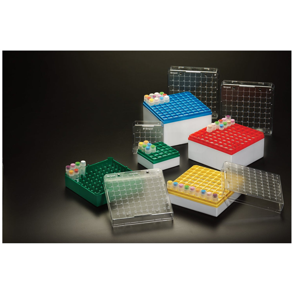 Simport Cryostoretm Storage Boxes - 3-4ML, 81 Places