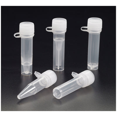 Simport Micrewtube Tubes with Lip Seal Screw Cap & Attachment Loop - Non-Sterile (1.5ML) - No Skirt