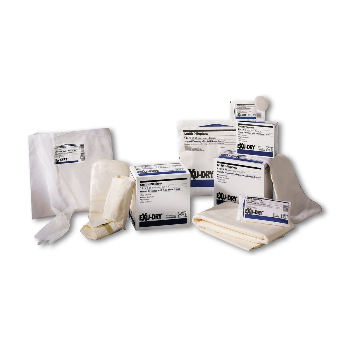 Smith & Nephew Exu-Dry Wound Dressings & Garments - Adult Face Dressings