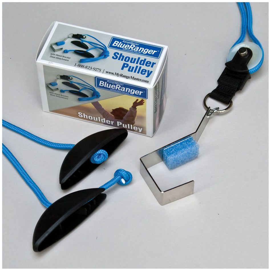 Therapeutic Bluerangertm Economy Shoulder Pulley with Metal Bracket - Retail Package