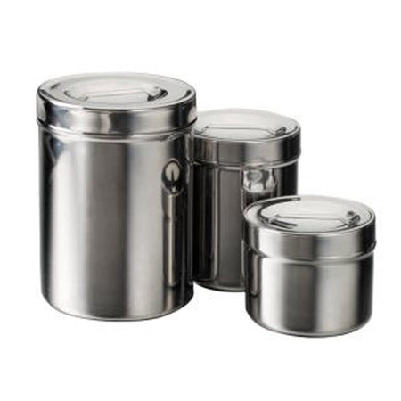 Dukal Tech-Med Dressing Jars - Stainless Steel