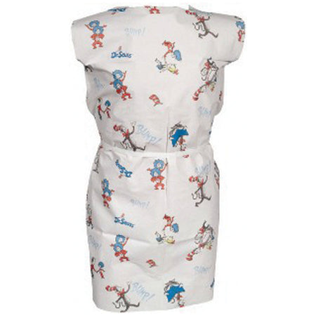 Tidi Tissue Poly Tissue Patient Gown - Pediatric (Fabricel White)