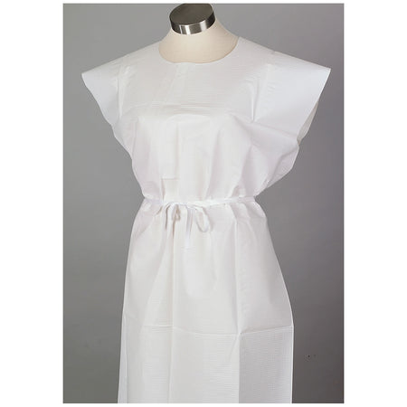 Tidi Tissue Poly Tissue Patient Gown - Adult
