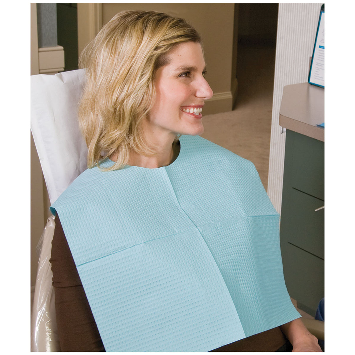 Tidi Choice Specialty Bibs - White