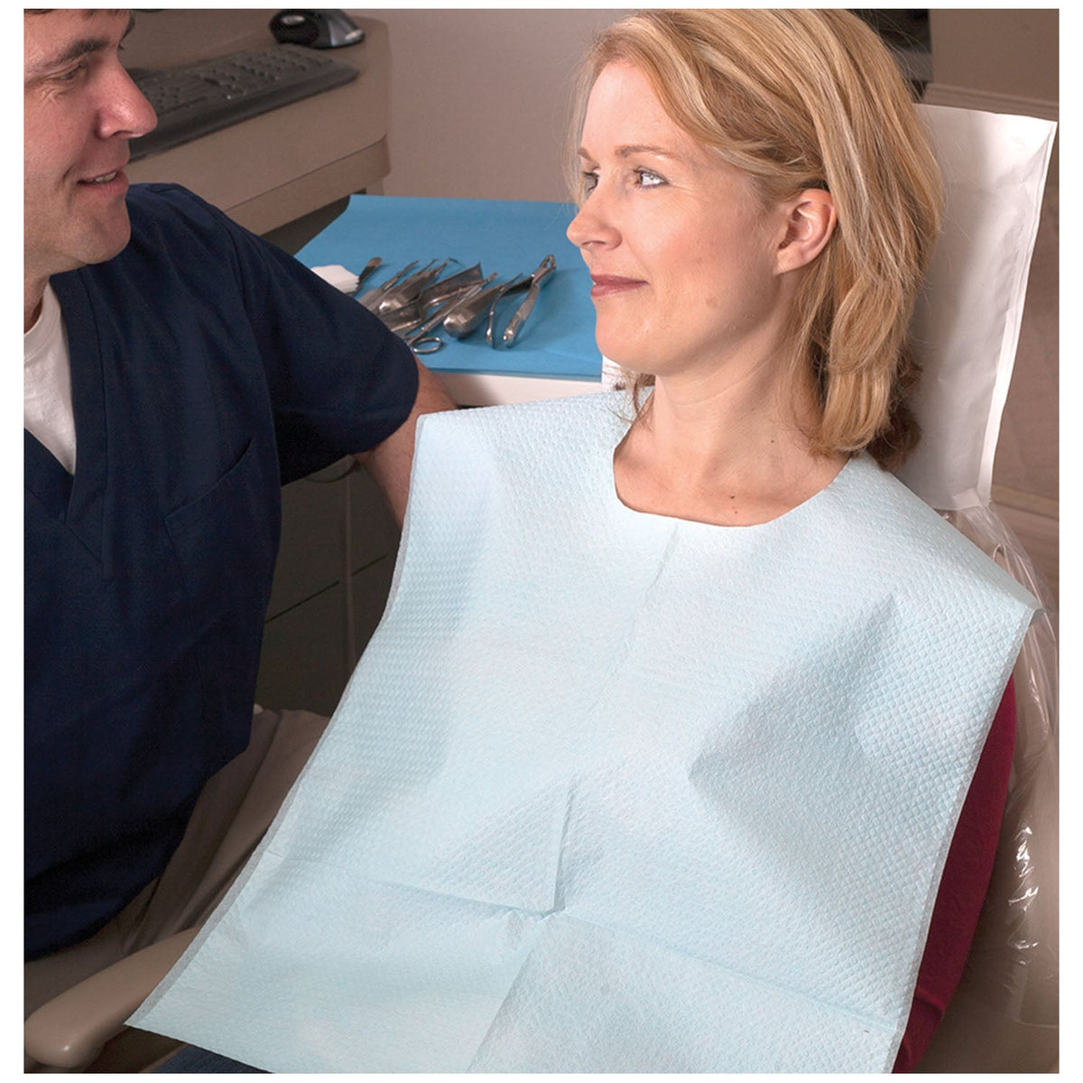 Tidi Everyday Specialty Bibs - Oral Surgery, X-Large