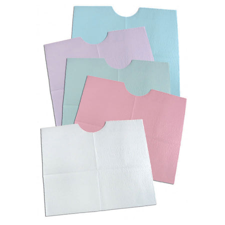 Tidi 3-Ply Tissue/Poly Contour Bib – image 3