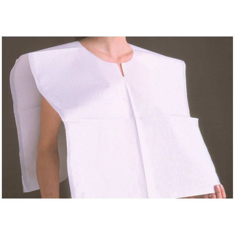 Tidi Tissue Poly Tissue Patient Cape - Poncho Style