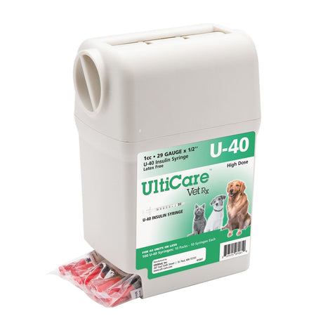 Ultimed Ultricare Vetrx Diabetes Care Insulin Syringe Dispensers - U-40, 29G X 1CC