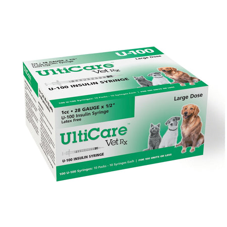 Ultimed Ultricare Vetrx Diabetes Care Insulin Syringes - U-100, 28G – image 2