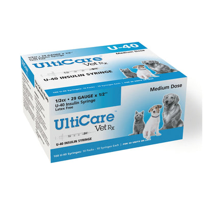 Ultimed Ultricare Vetrx Diabetes Care Insulin Syringes - U-40