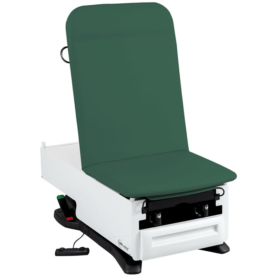 Umf Medical Fusionone Power Hi-Lo Exam Table - ProGlide Models with Classic Upholstery (With Drawer Warmer and Electrical Receptacle)