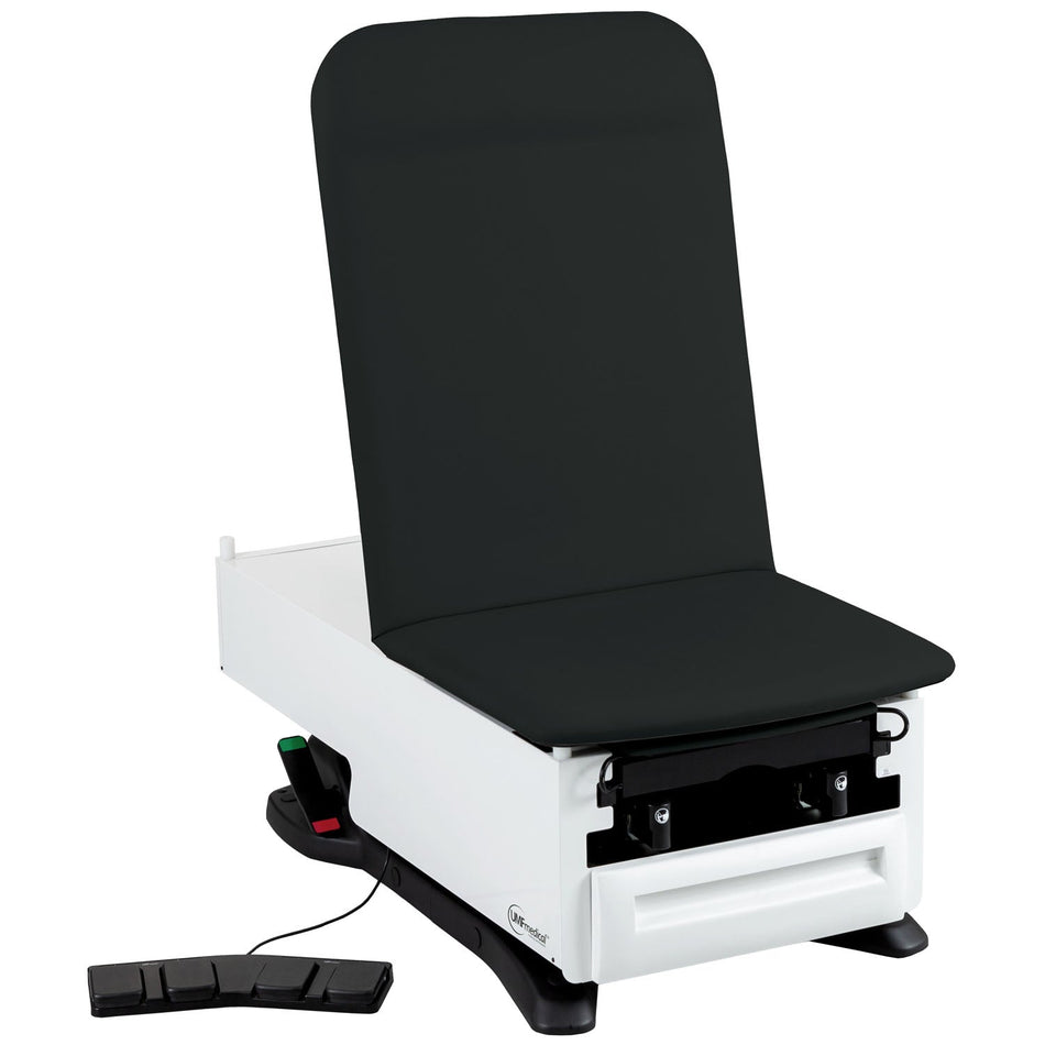 Umf Medical Fusionone+ Power Hi-Lo Exam Table - Classic Upholstery with Electrical Receptacle and Drawer Warmer