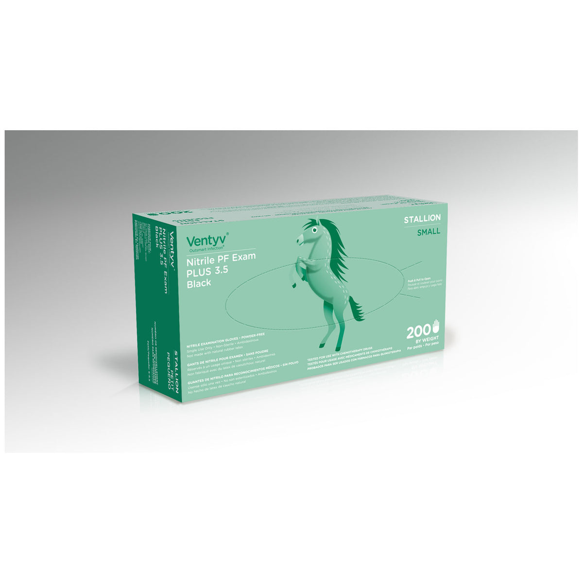 Ventyv Nitrile Powder Free Exam Glove Plus 3.5 (Stallion) – image 2