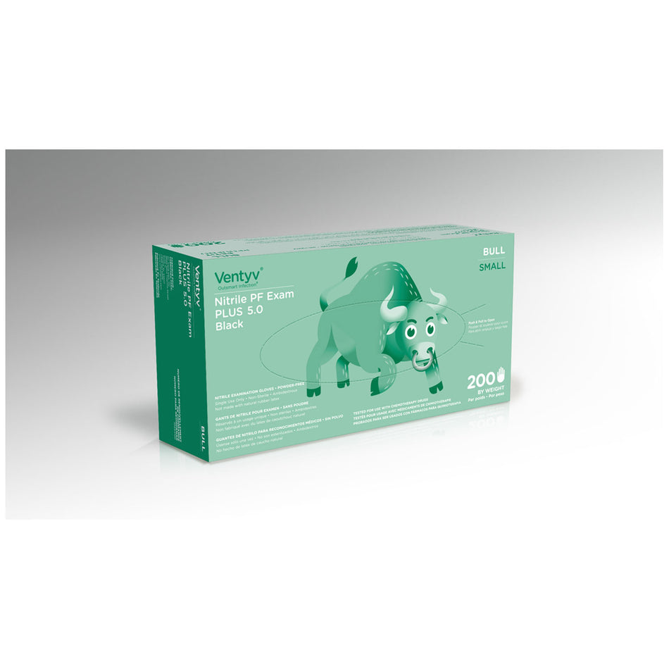 Ventyv Nitrile Powder Free Exam Glove Plus 5.0 (Bull)