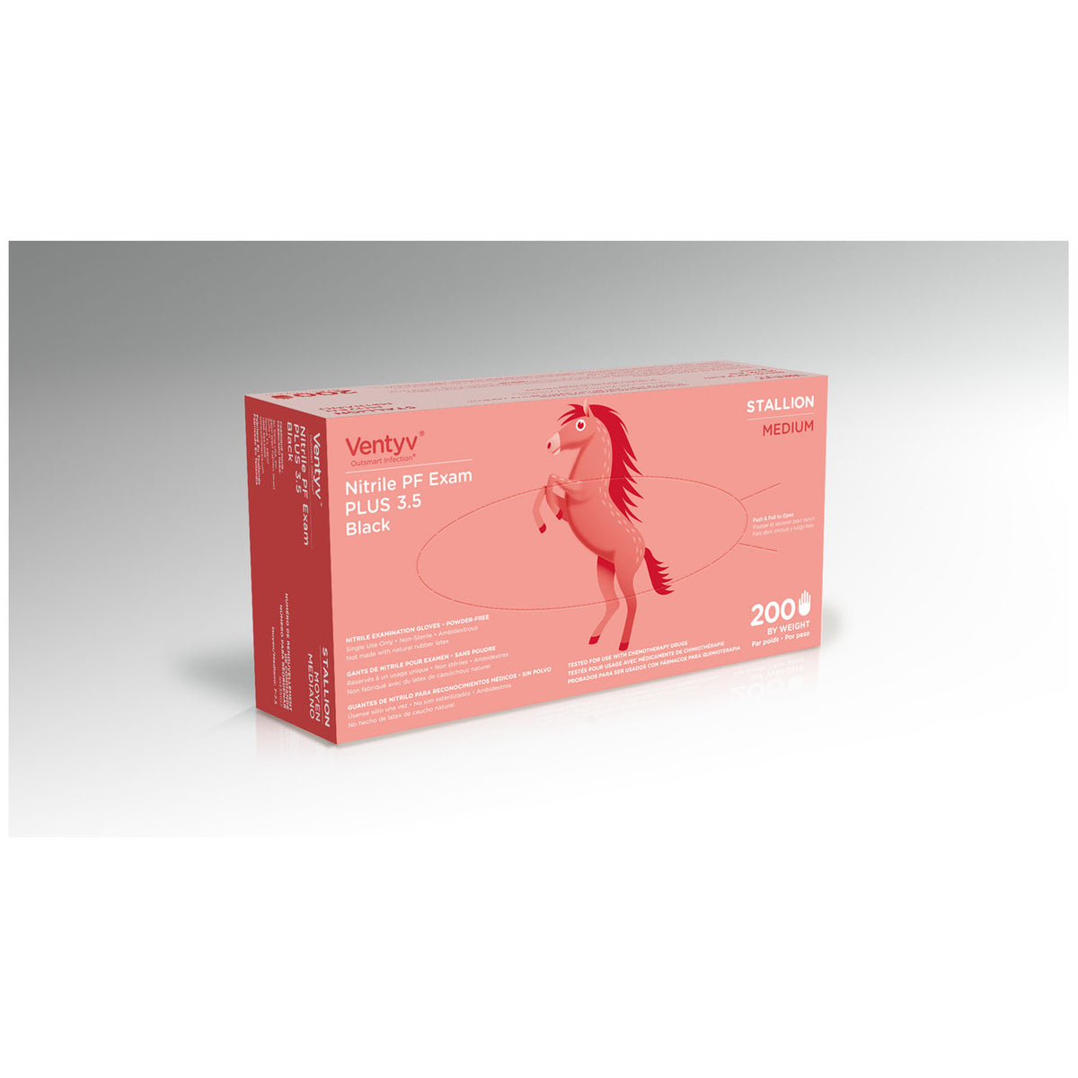 Ventyv Nitrile Powder Free Exam Glove Plus 3.5 (Stallion) – image 3