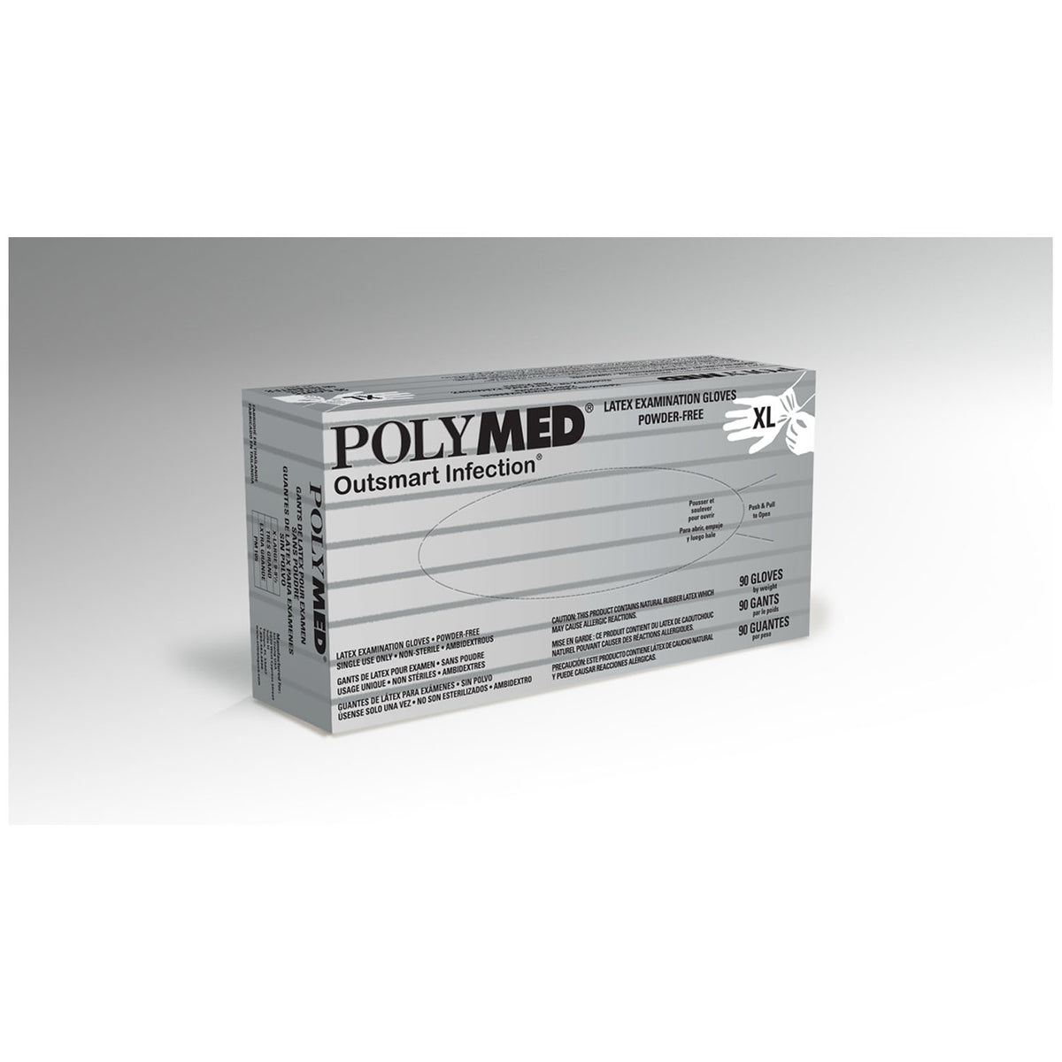 Ventyv Polymed Latex Exam Powder-Free Gloves – image 5