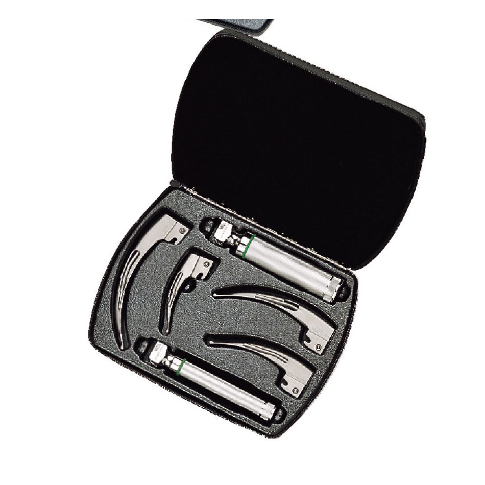 Welch Allyn Laryngoscope Blades - Fiber Optic English MacIntosh Complete Set