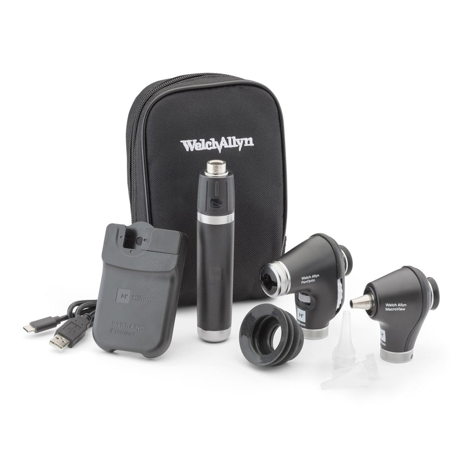 Welch Allyn Panoptictm Ophthalmoscope & Macroviewtm Otoscope Combo - Diagnostic Sets (iExaminer Compatible, Soft)