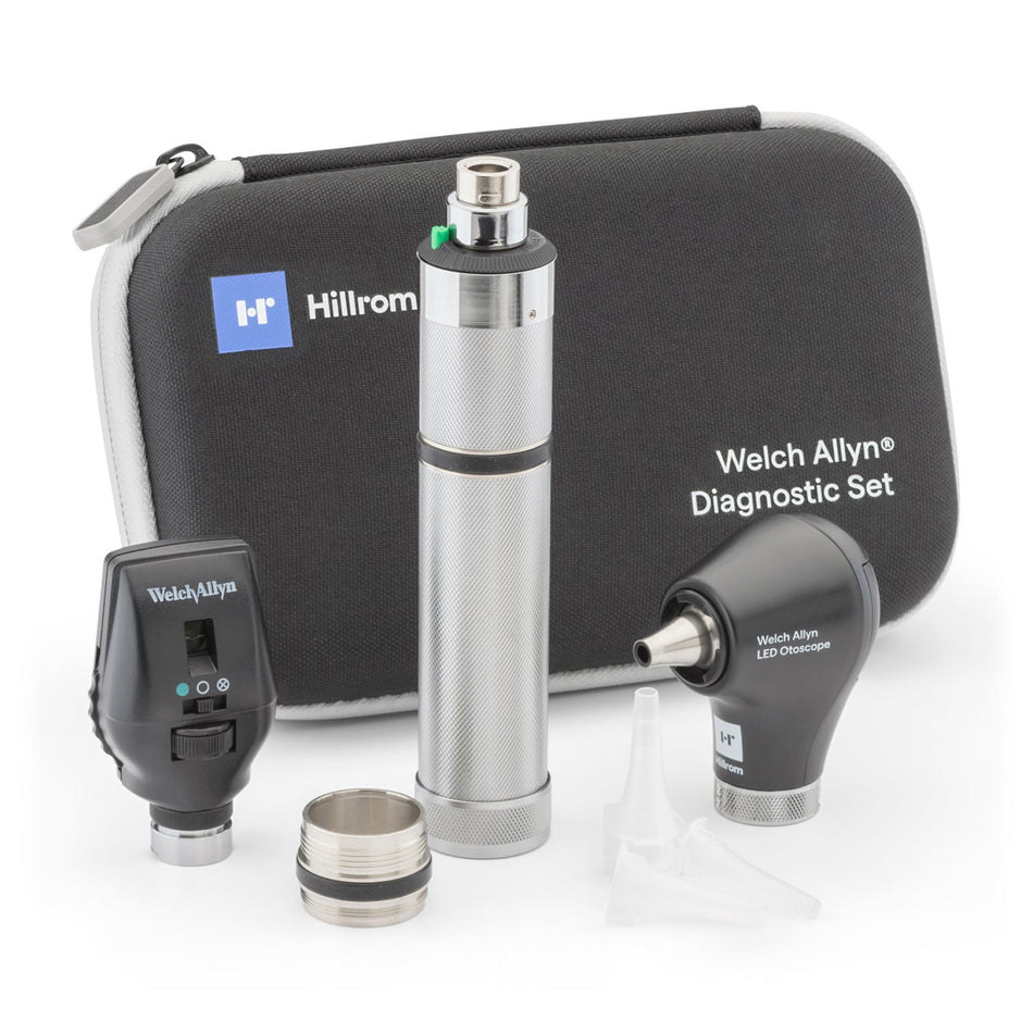 Welch Allyn Macroviewtm Otoscope & Accessories - Diagnostic Set, 117 LED, 250, C-Cell