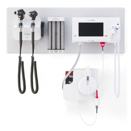 Welch Allyn Panoptictm Ophthalmoscope & Macroviewtm Otoscope Combo - GS777 Integrated Wall System for CSM with iExaminer