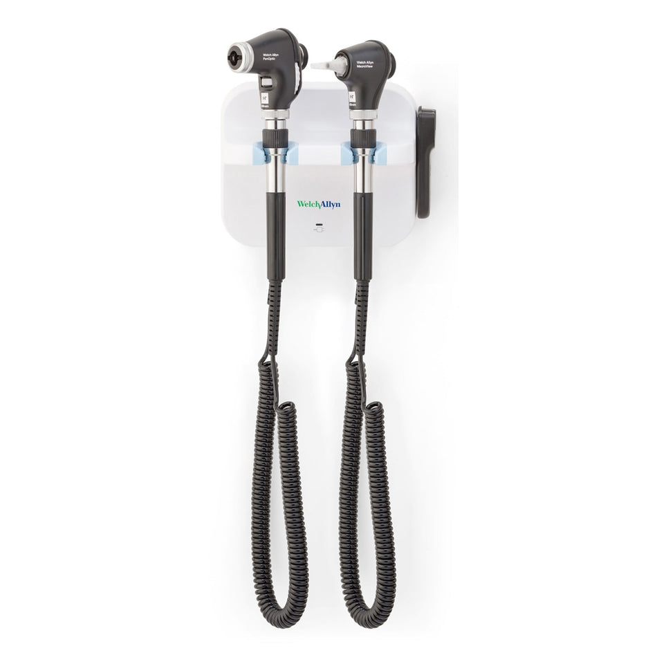 Welch Allyn Panoptictm Ophthalmoscope & Macroviewtm Otoscope Combo - GS777 Integrated Wall System with iExaminer