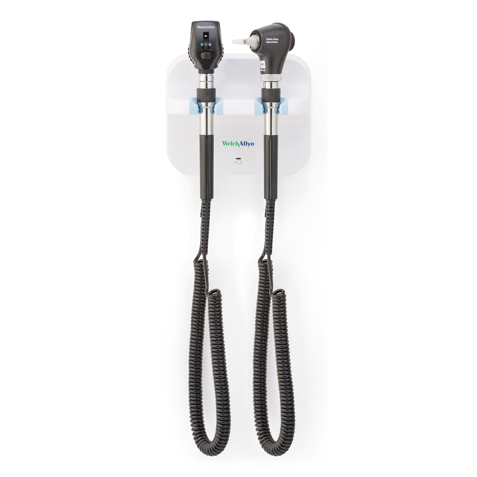 Welch Allyn Panoptictm Ophthalmoscope & Macroviewtm Otoscope Combo - GS777 Integrated Wall System with 117 LED