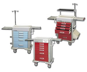Lakeside Preferred Elite Hybrid Carts - Two Tone Red